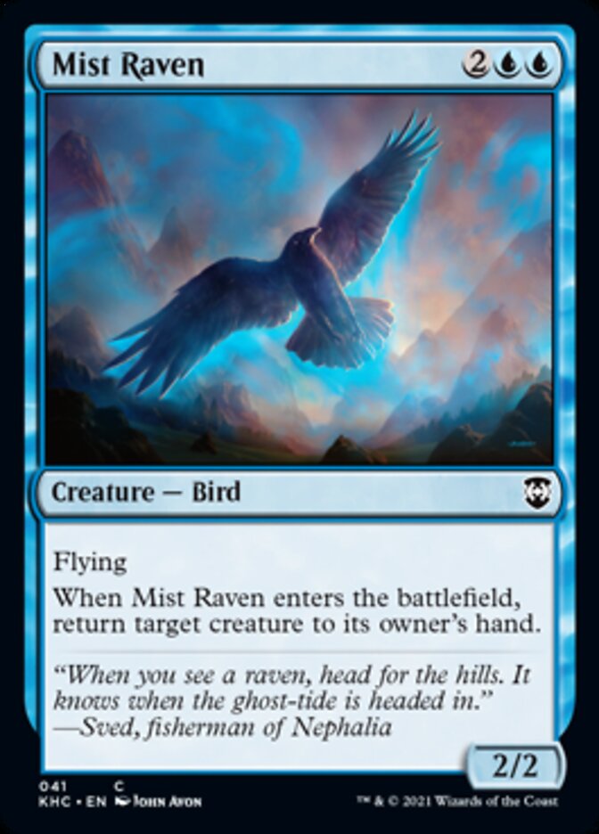 Mist Raven [Kaldheim Commander] | Silver Goblin