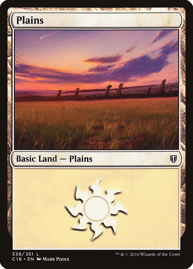 Plains (338) [Commander 2016] | Silver Goblin