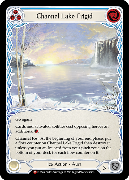 Channel Lake Frigid [ELE146] (Tales of Aria)  1st Edition Rainbow Foil | Silver Goblin