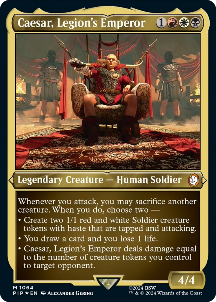 Caesar, Legion's Emperor (Display Commander) [Fallout] | Silver Goblin