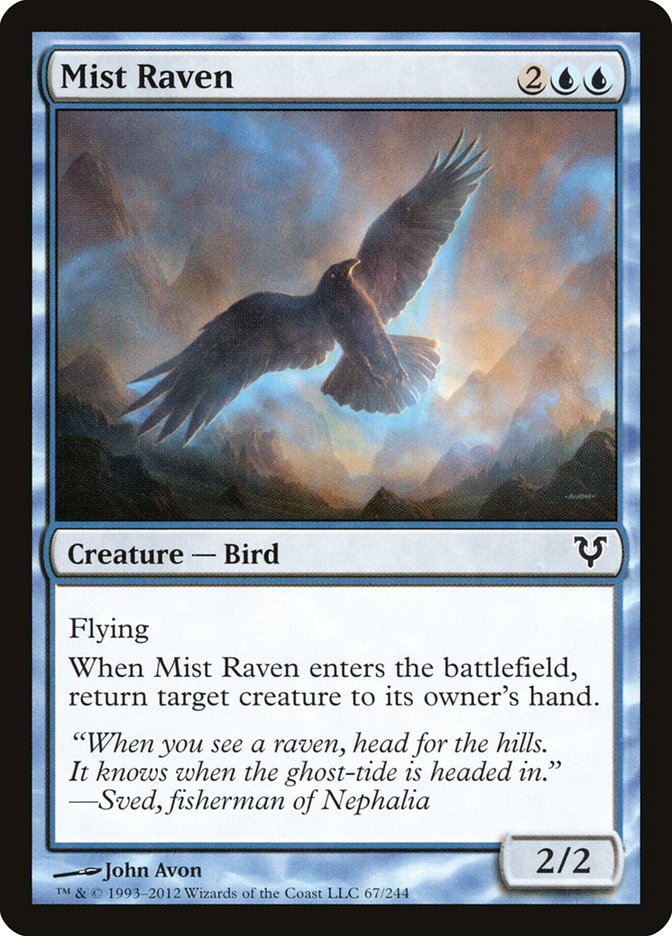 Mist Raven [Avacyn Restored] | Silver Goblin