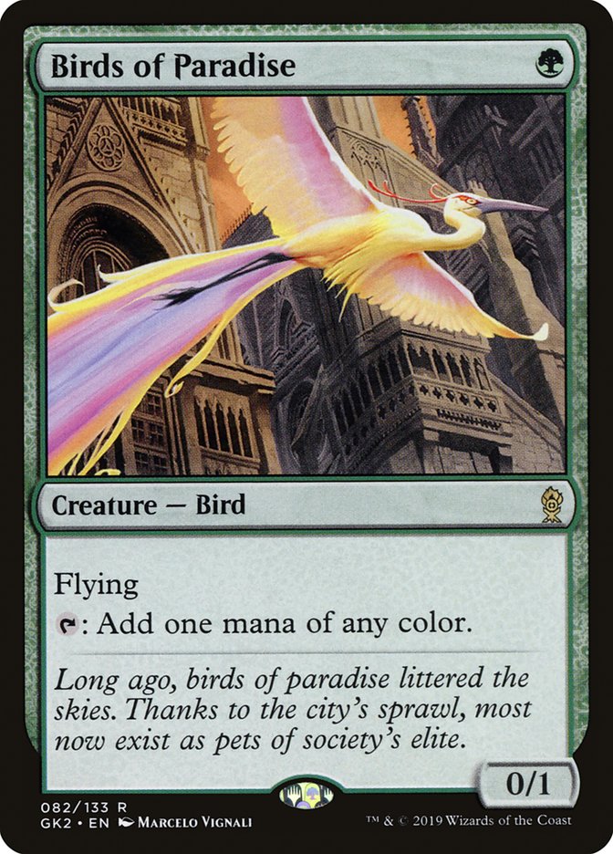 Birds of Paradise [Ravnica Allegiance Guild Kit] | Silver Goblin