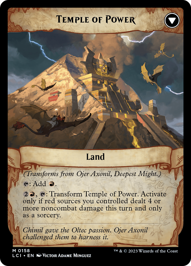 Ojer Axonil, Deepest Might // Temple of Power [The Lost Caverns of Ixalan] | Silver Goblin