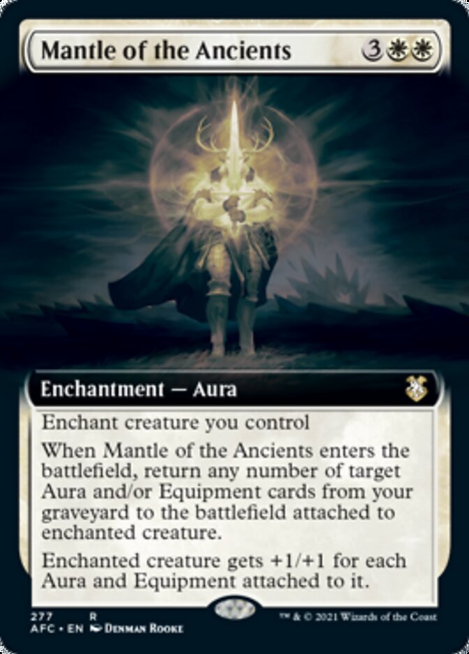 Mantle of the Ancients (Extended Art) [Dungeons & Dragons: Adventures in the Forgotten Realms Commander] | Silver Goblin