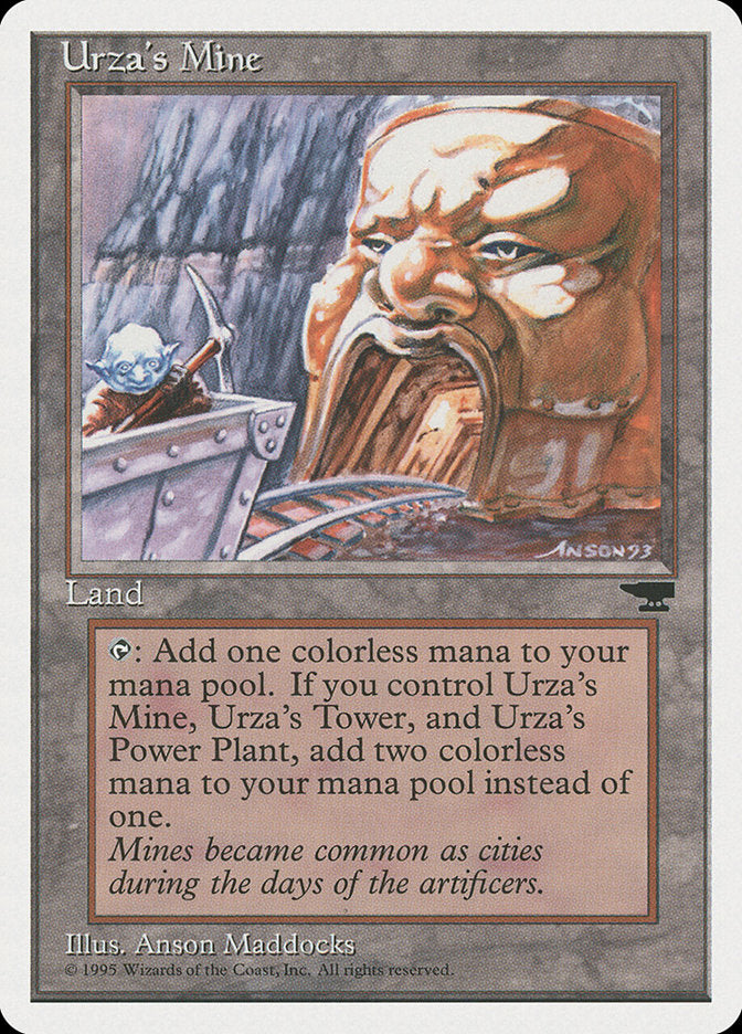 Urza's Mine (Mine Cart Entering Mouth) [Chronicles] | Silver Goblin