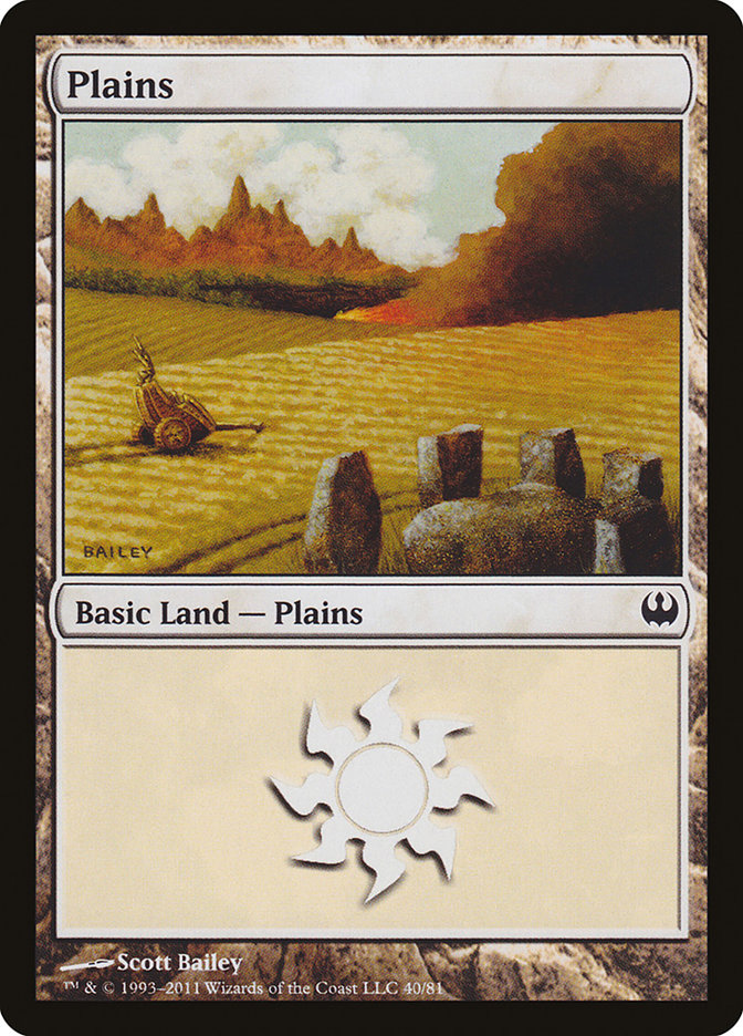 Plains (40) [Duel Decks: Knights vs. Dragons] | Silver Goblin