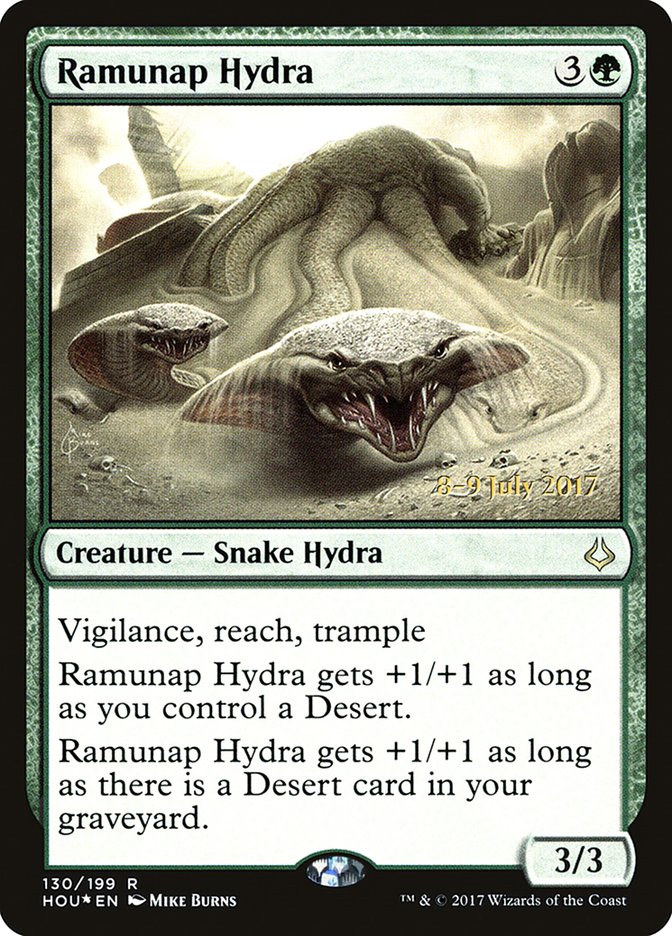 Ramunap Hydra [Hour of Devastation Prerelease Promos] | Silver Goblin