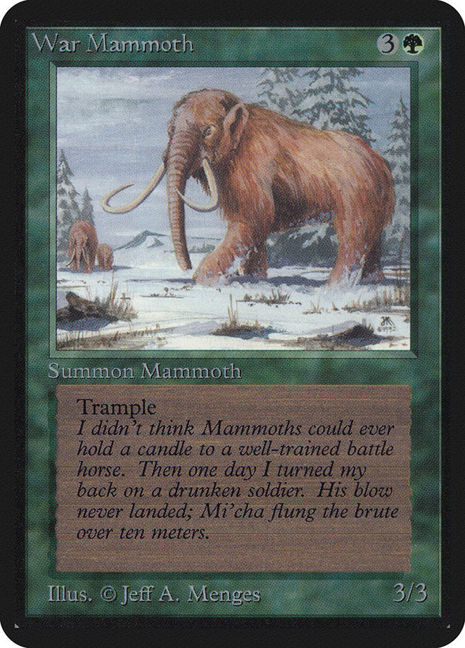 War Mammoth [Alpha Edition] | Silver Goblin