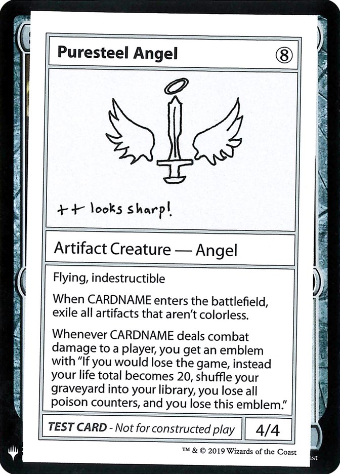 Puresteel Angel [Mystery Booster Playtest Cards] | Silver Goblin