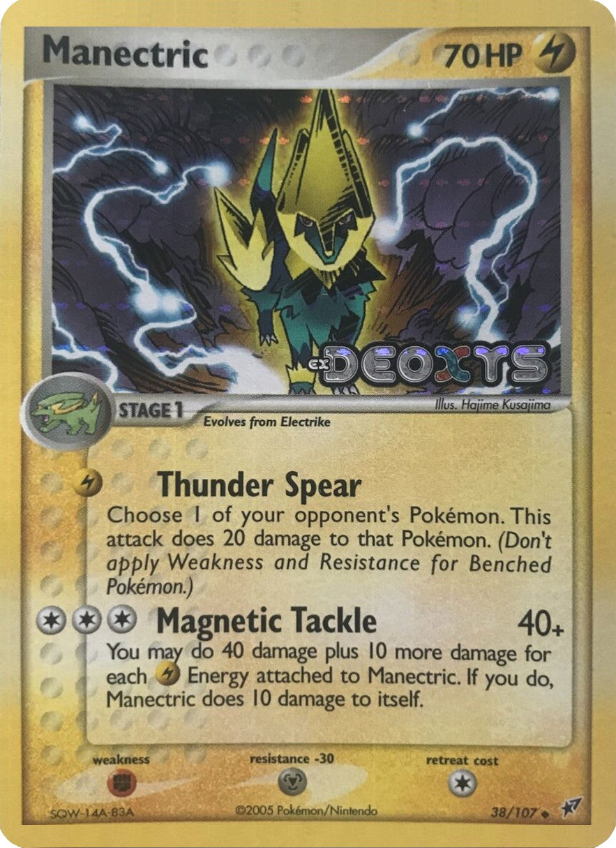 Manectric (38/107) (Stamped) [EX: Deoxys] | Silver Goblin