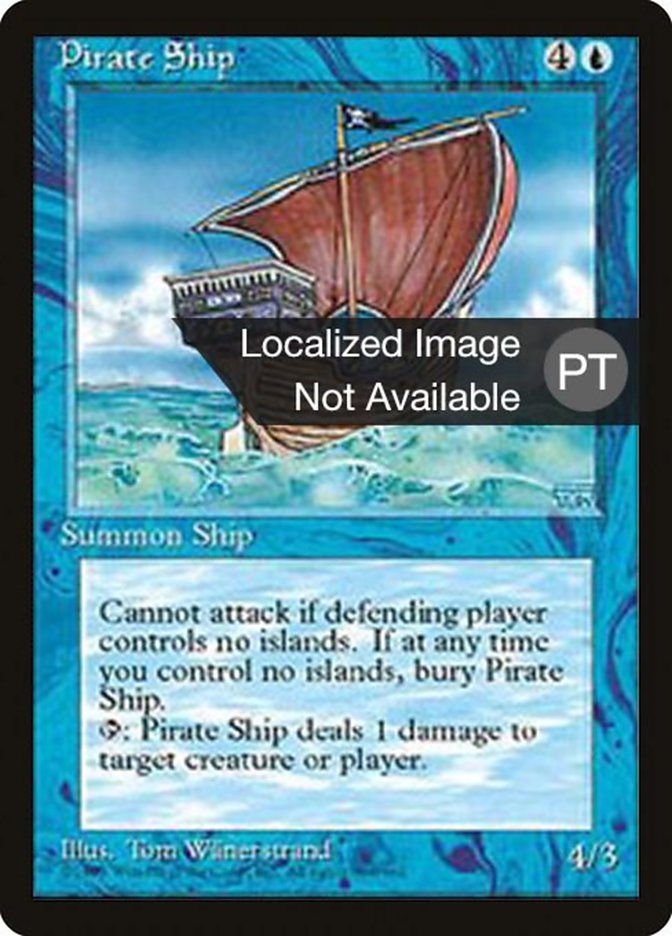 Pirate Ship [Fourth Edition (Foreign Black Border)] | Silver Goblin