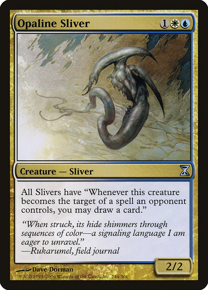 Opaline Sliver [Time Spiral] | Silver Goblin