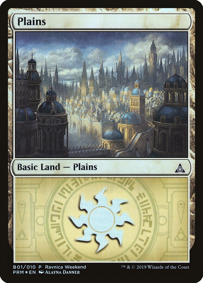 Plains (B01) [Ravnica Allegiance Guild Kit] | Silver Goblin