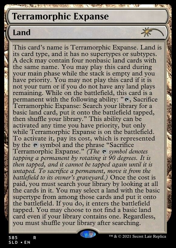 Terramorphic Expanse (Full Text) [Secret Lair Drop Promos] | Silver Goblin
