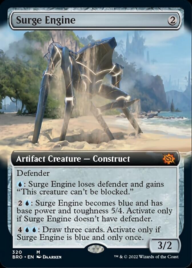 Surge Engine (Extended Art) [The Brothers' War] | Silver Goblin
