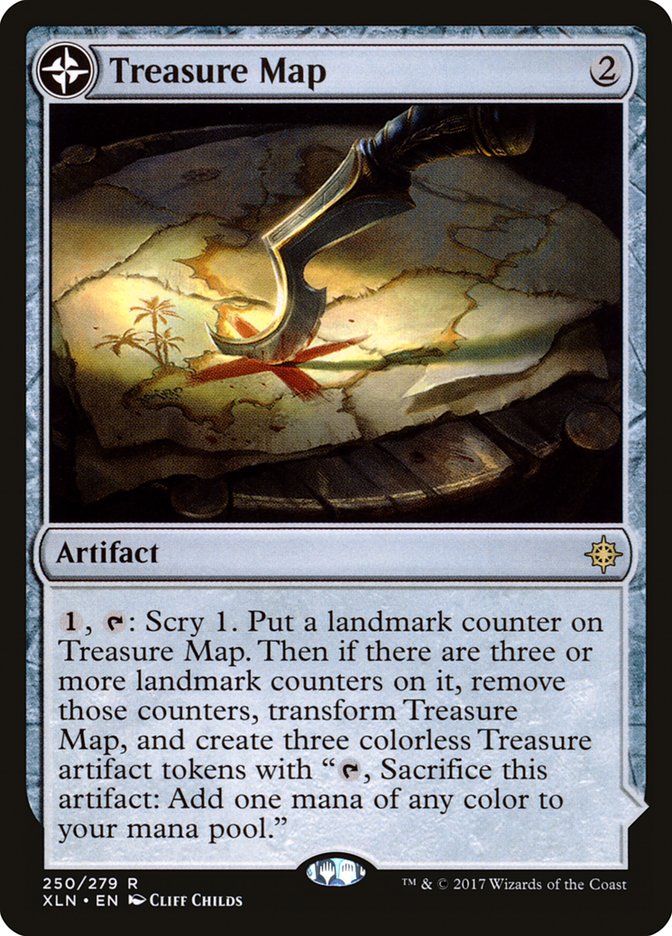 Treasure Map // Treasure Cove [Ixalan] | Silver Goblin