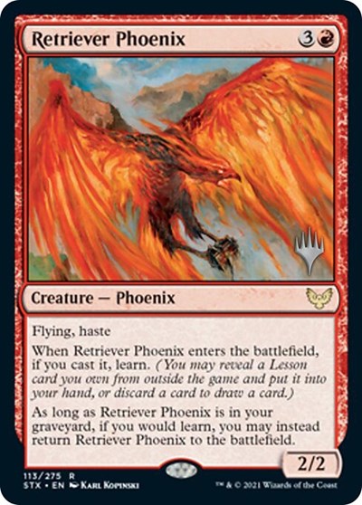 Retriever Phoenix (Promo Pack) [Strixhaven: School of Mages Promos] | Silver Goblin