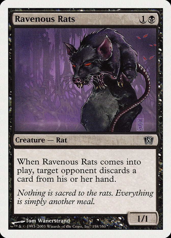 Ravenous Rats [Eighth Edition] | Silver Goblin