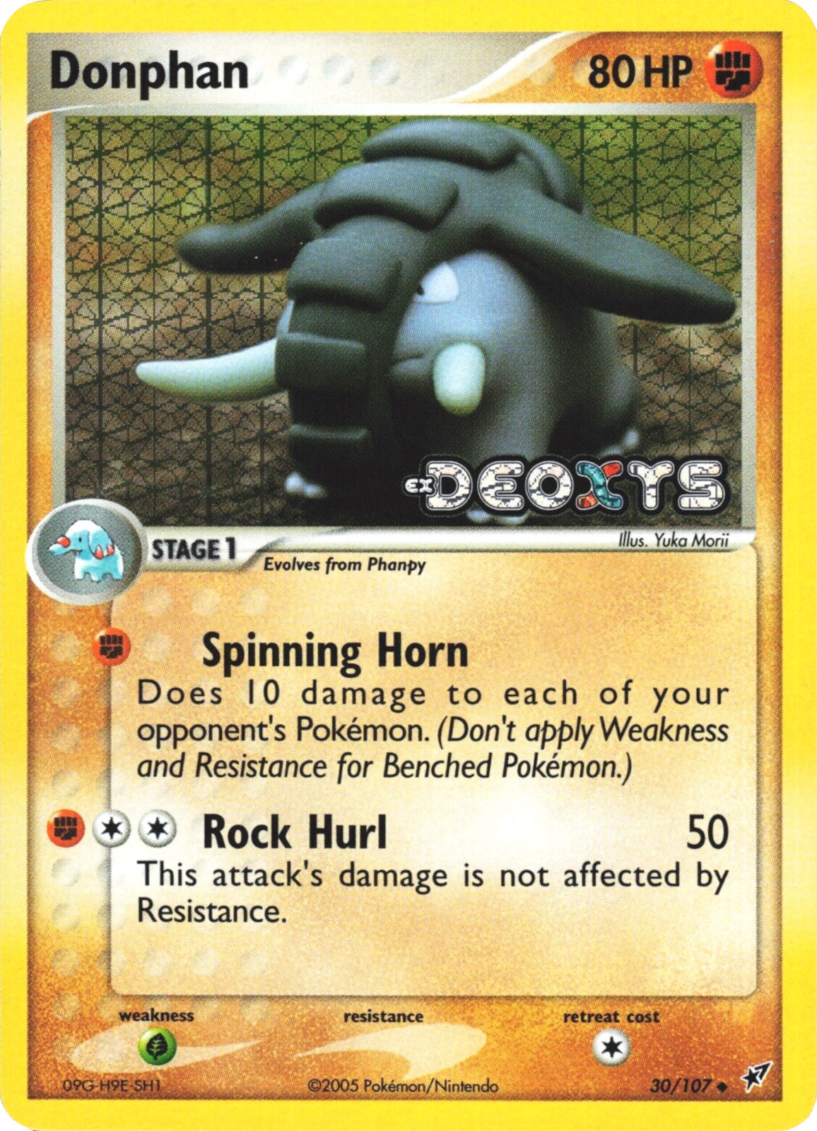 Donphan (30/107) (Stamped) [EX: Deoxys] | Silver Goblin