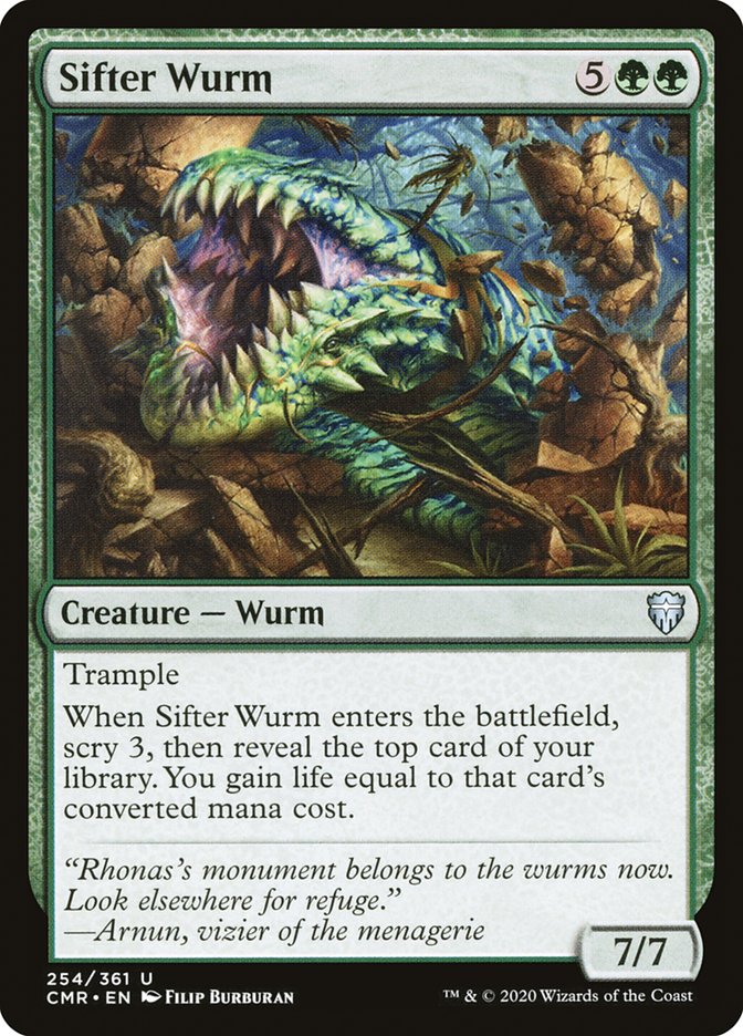 Sifter Wurm [Commander Legends] | Silver Goblin