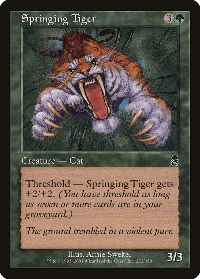 Springing Tiger [Odyssey] | Silver Goblin