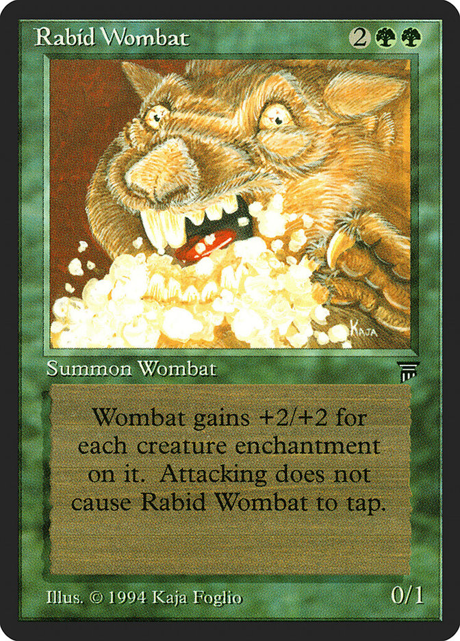 Rabid Wombat [Legends] | Silver Goblin