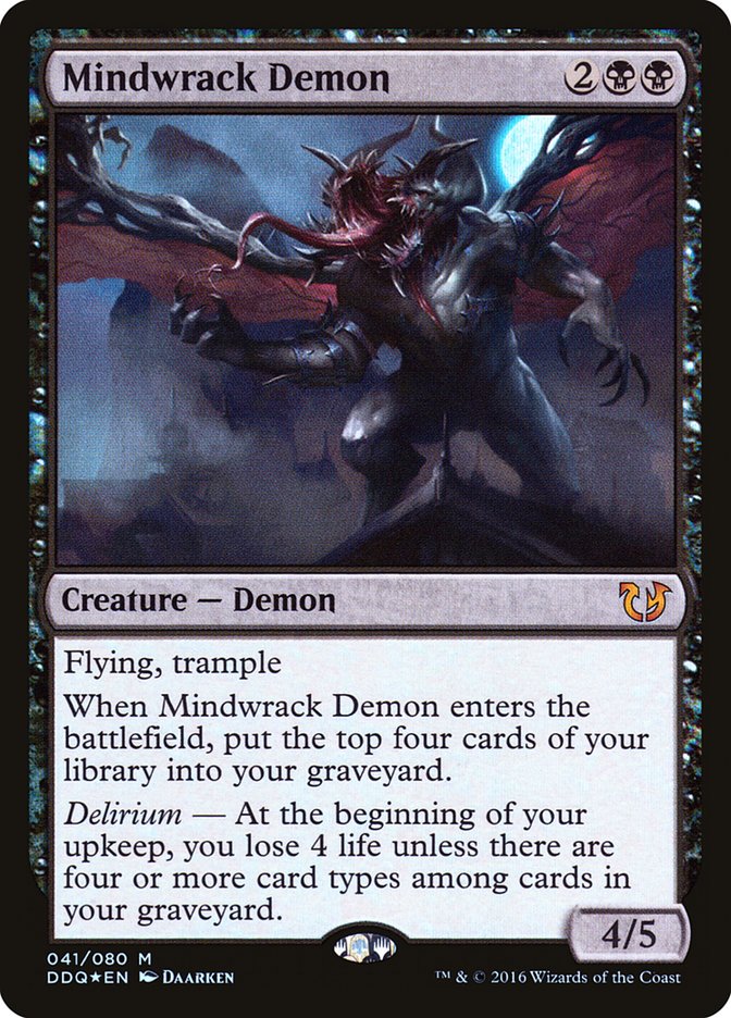 Mindwrack Demon [Duel Decks: Blessed vs. Cursed] | Silver Goblin