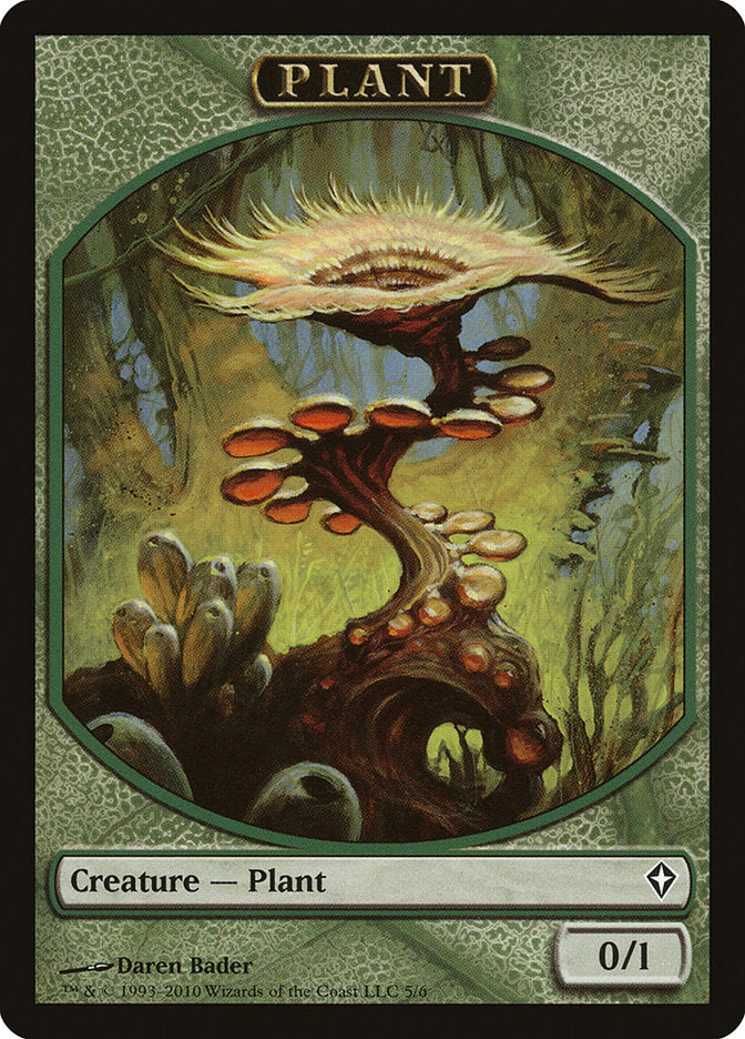 Plant Token [Worldwake Tokens] | Silver Goblin