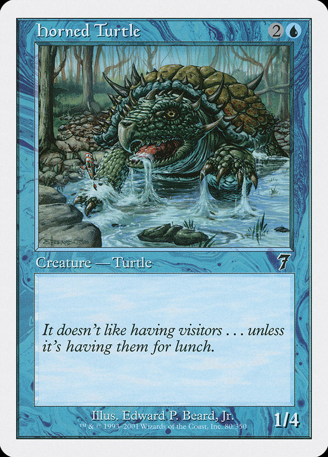 Horned Turtle [Seventh Edition] | Silver Goblin