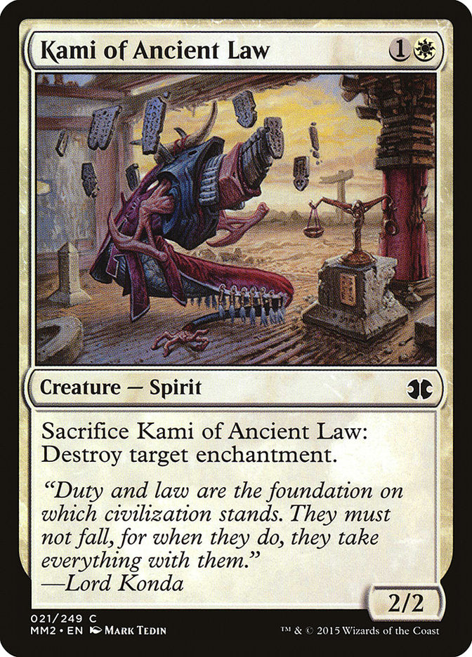 Kami of Ancient Law [Modern Masters 2015] | Silver Goblin