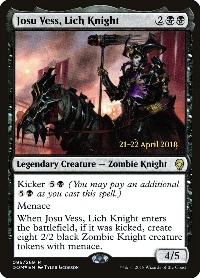 Josu Vess, Lich Knight [Dominaria Prerelease Promos] | Silver Goblin