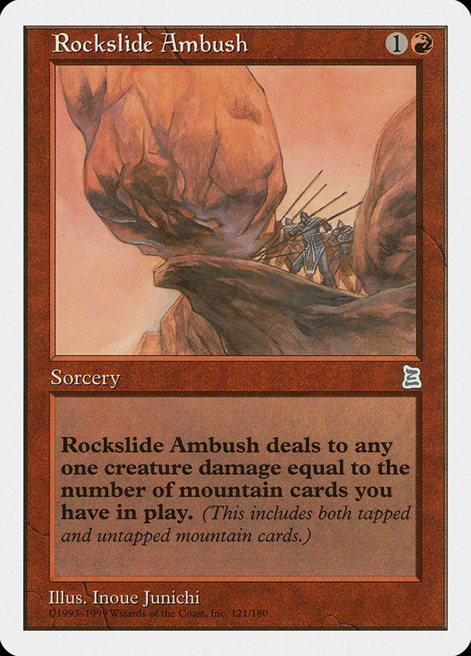Rockslide Ambush [Portal Three Kingdoms] | Silver Goblin
