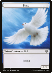 Bird // Cat Double-Sided Token [Phyrexia: All Will Be One Commander Tokens] | Silver Goblin