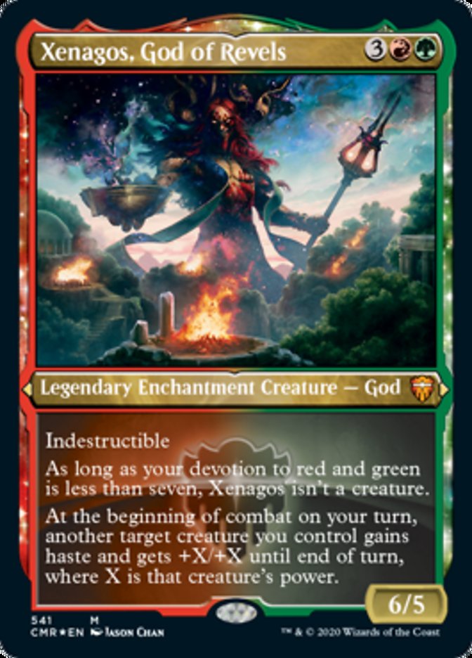 Xenagos, God of Revels (Etched) [Commander Legends] | Silver Goblin