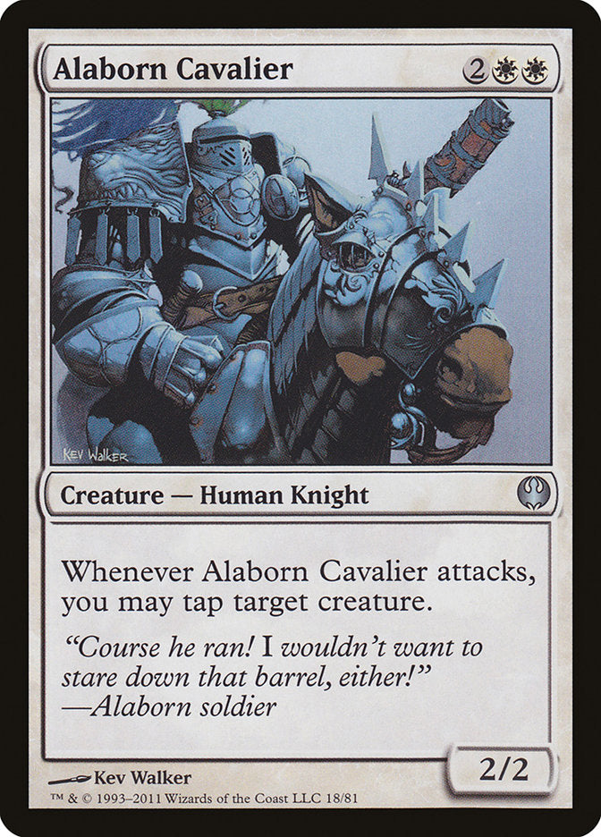Alaborn Cavalier [Duel Decks: Knights vs. Dragons] | Silver Goblin