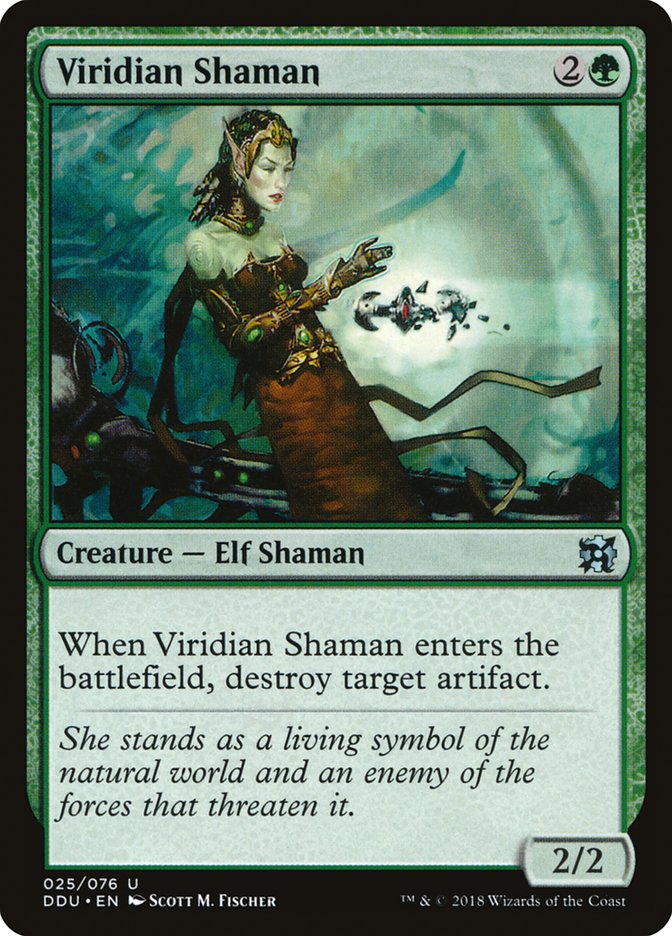 Viridian Shaman [Duel Decks: Elves vs. Inventors] | Silver Goblin