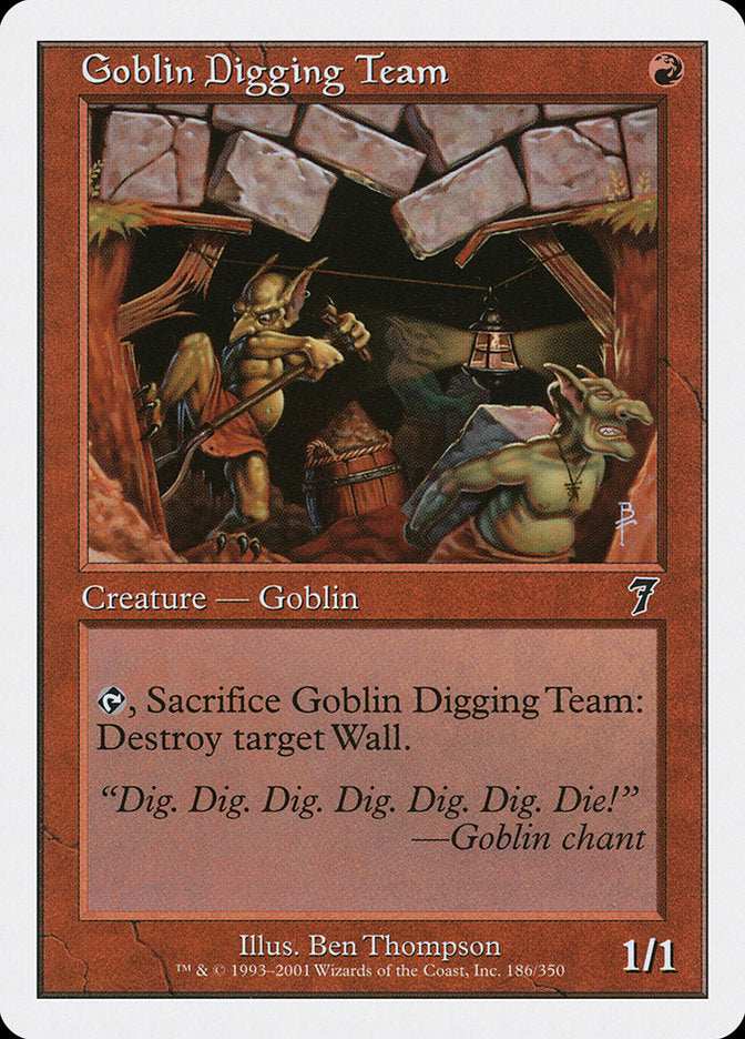 Goblin Digging Team [Seventh Edition] | Silver Goblin