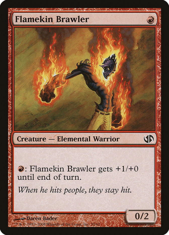 Flamekin Brawler [Duel Decks: Jace vs. Chandra] | Silver Goblin