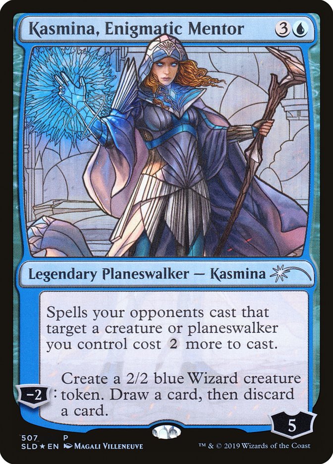 Kasmina, Enigmatic Mentor (Stained Glass) [Secret Lair Drop Promos] | Silver Goblin