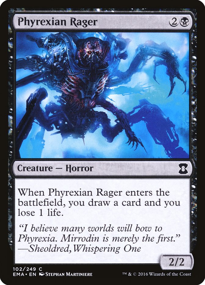 Phyrexian Rager [Eternal Masters] | Silver Goblin