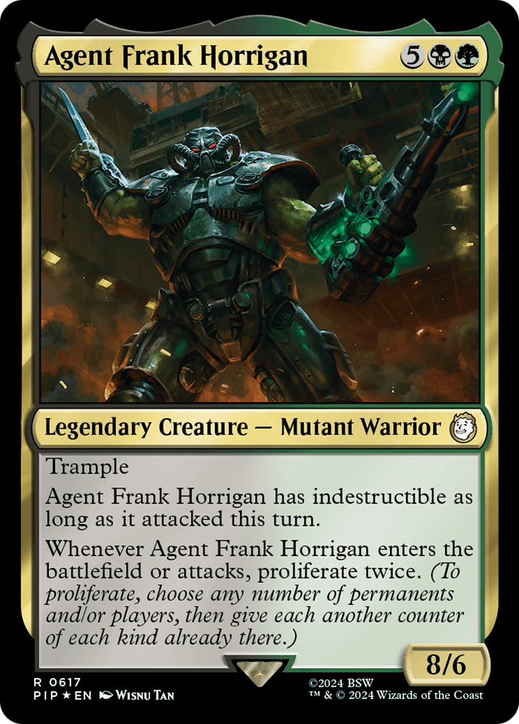 Agent Frank Horrigan (Surge Foil) [Fallout] | Silver Goblin