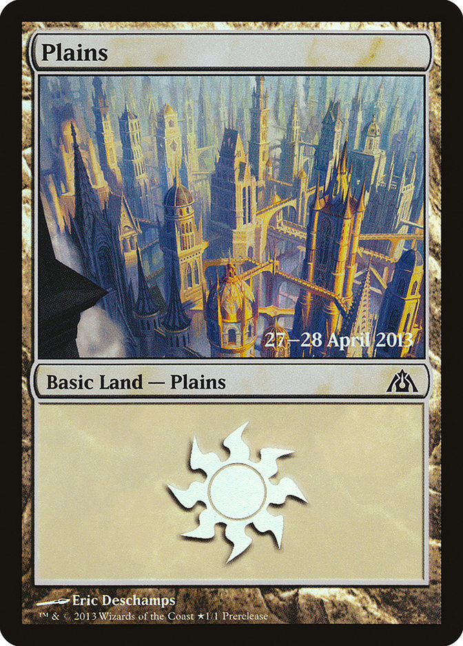 Plains (157) [Dragon's Maze Prerelease Promos] | Silver Goblin