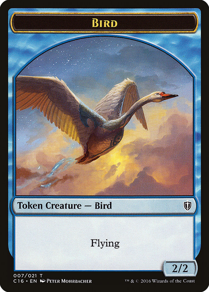 Bird Token (007/021) [Commander 2016 Tokens] | Silver Goblin