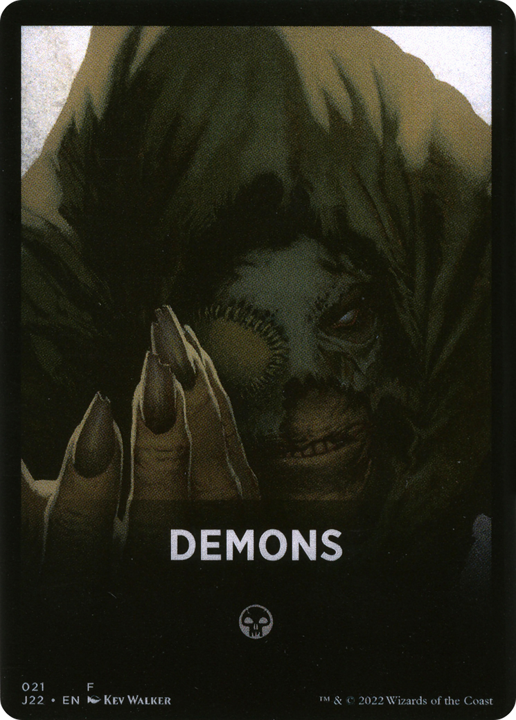 Demons Theme Card [Jumpstart 2022 Front Cards] | Silver Goblin