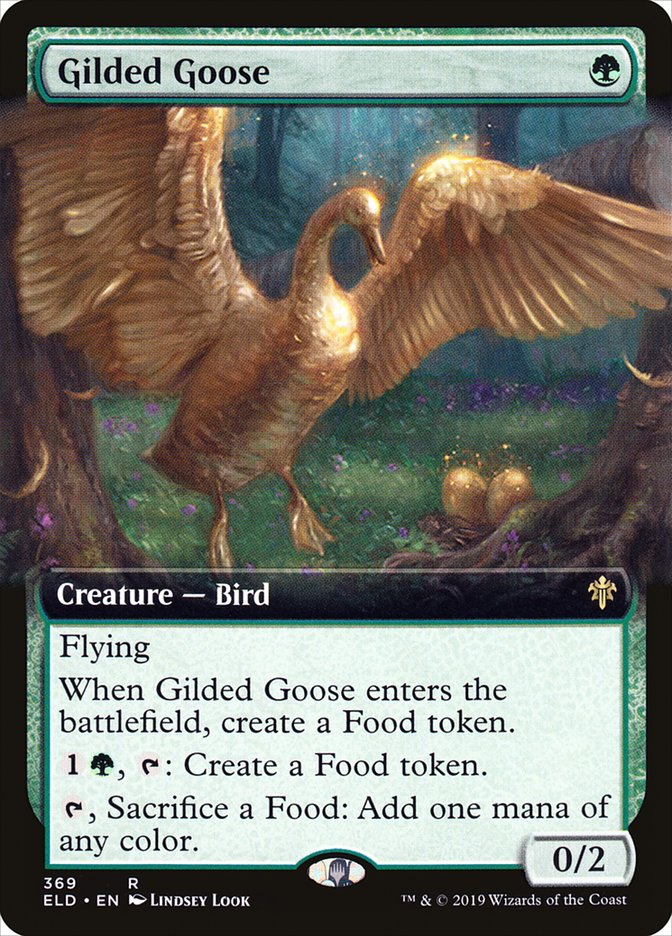 Gilded Goose (Extended Art) [Throne of Eldraine] | Silver Goblin