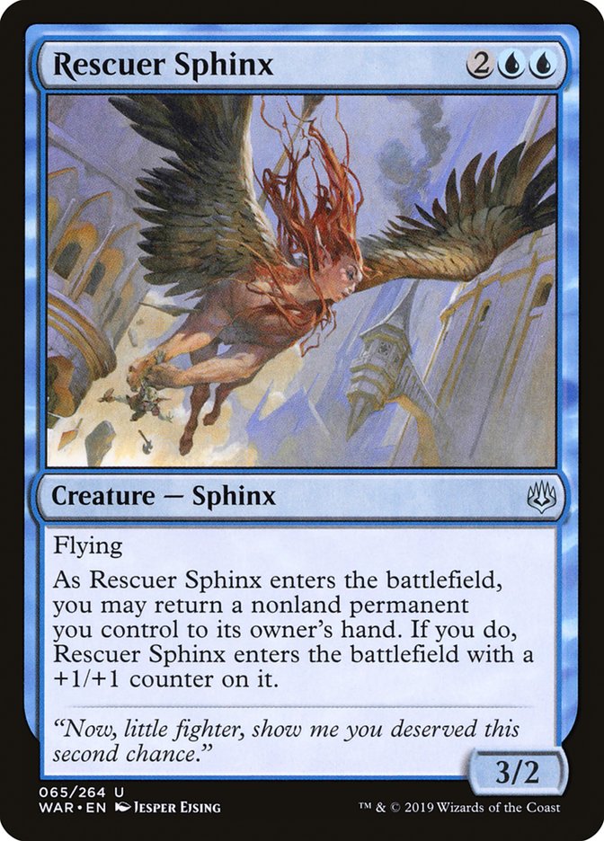 Rescuer Sphinx [War of the Spark] | Silver Goblin