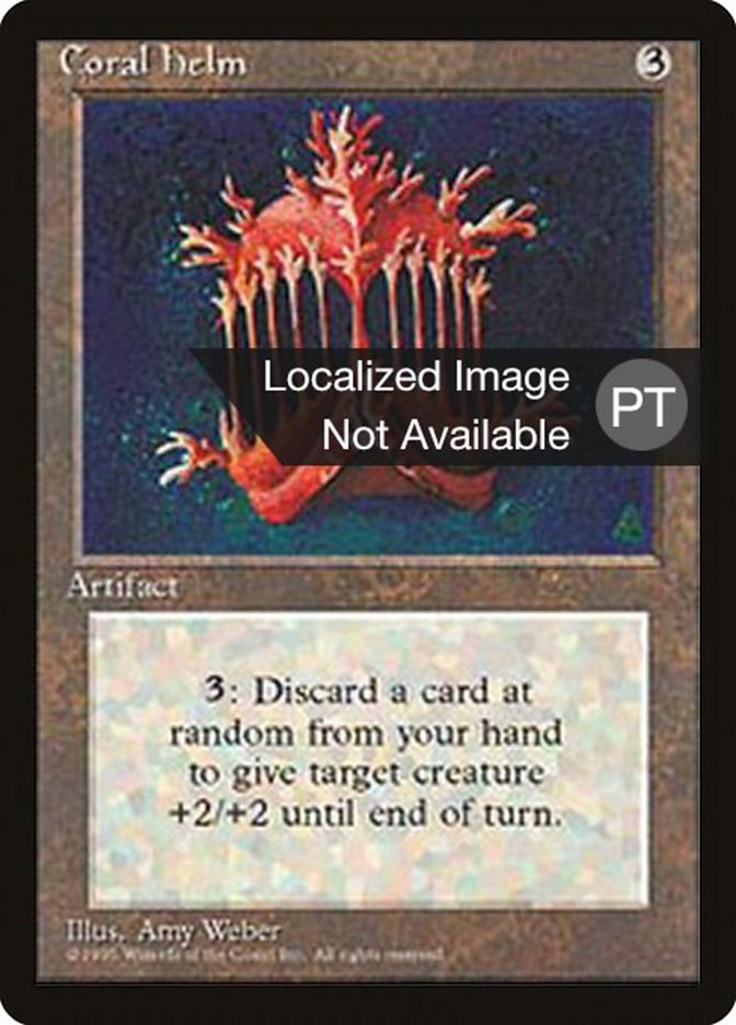 Coral Helm [Fourth Edition (Foreign Black Border)] | Silver Goblin