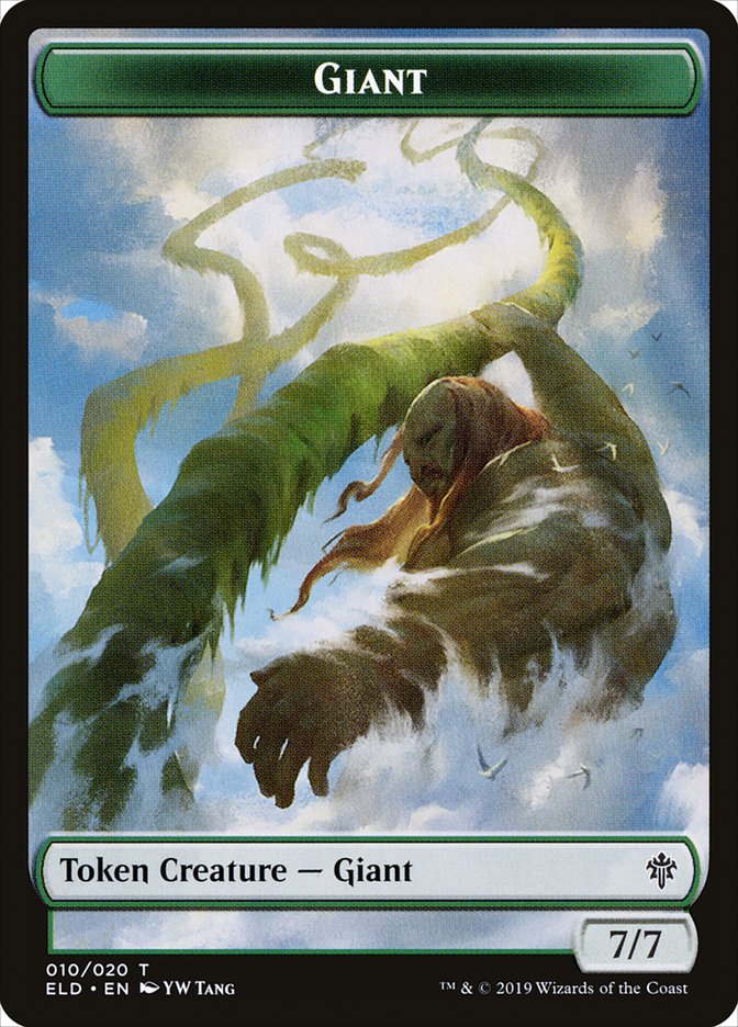 Giant Token [Throne of Eldraine Tokens] | Silver Goblin