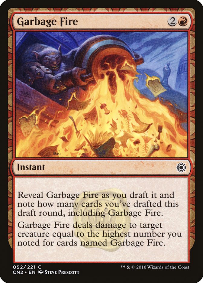 Garbage Fire [Conspiracy: Take the Crown] | Silver Goblin