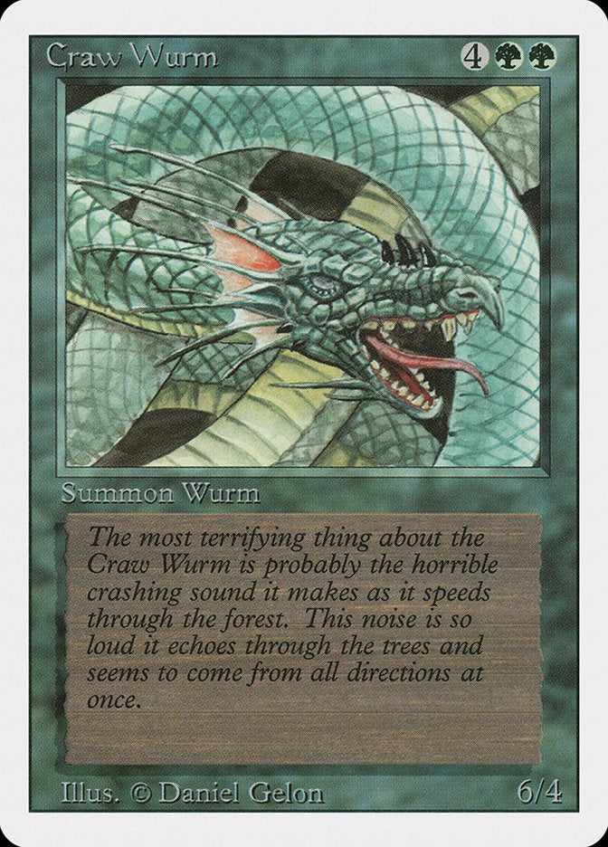 Craw Wurm [Revised Edition] | Silver Goblin
